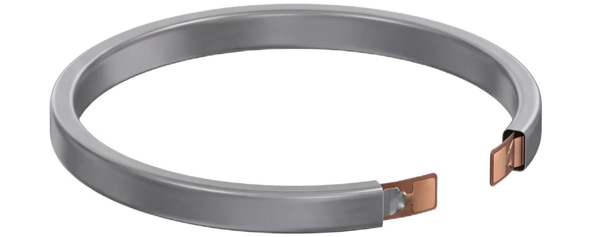 Curved battery